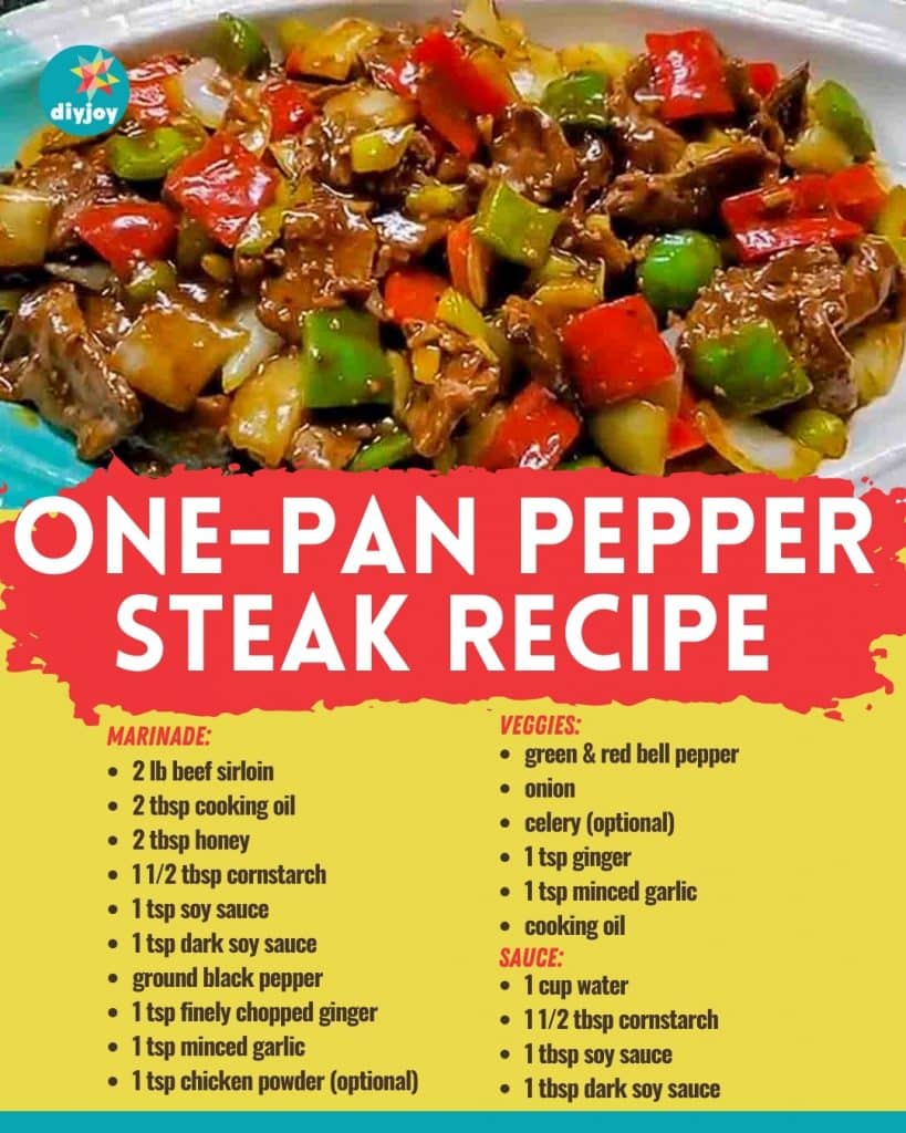 One-Pan Pepper Steak Recipe