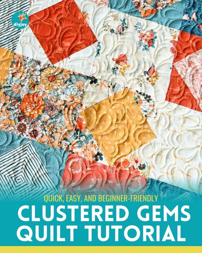 Easy Clustered Gems Quilt Tutorial