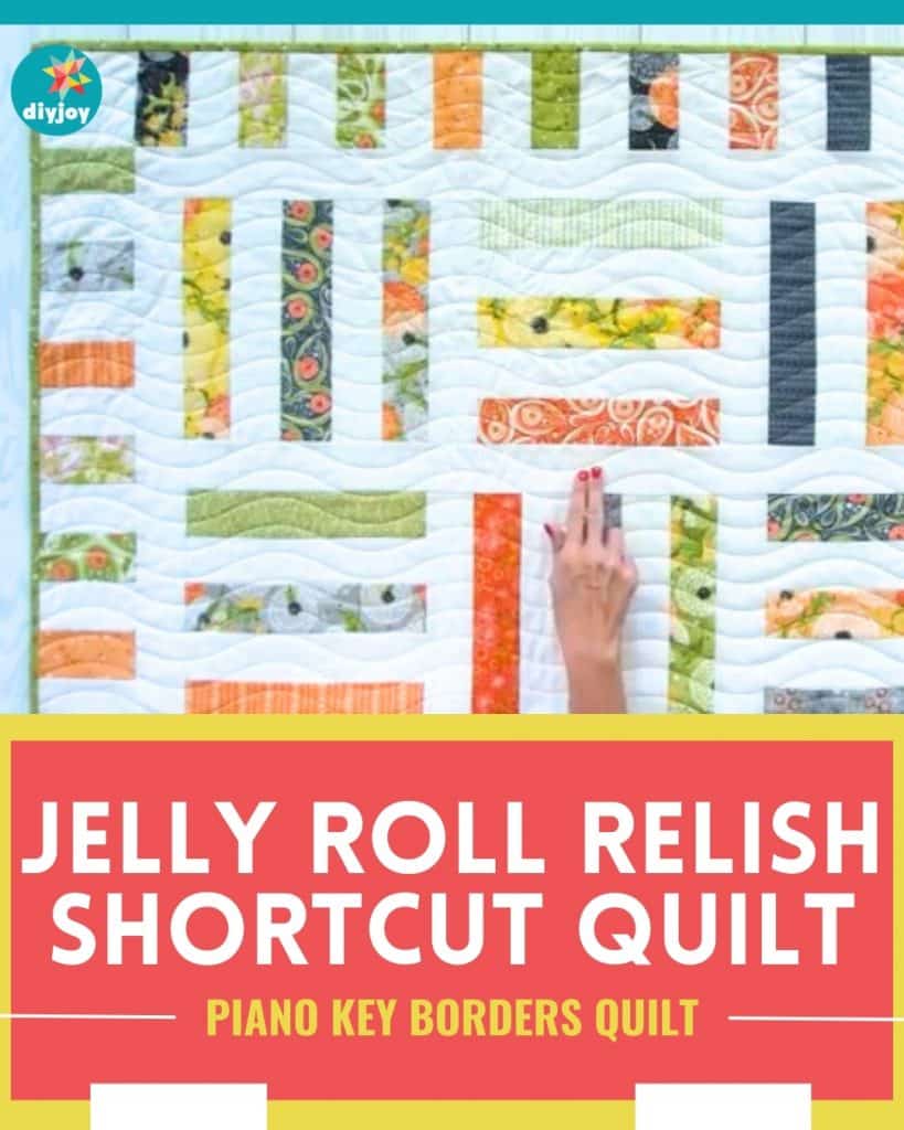 Jelly Roll Relish Shortcut Quilt Tutorial