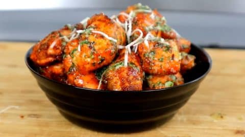 Air Fryer Garlic Parmesan Salmon Bites | DIY Joy Projects and Crafts Ideas