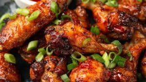 Baked Chicken Wings With Sweet Chili Sauce