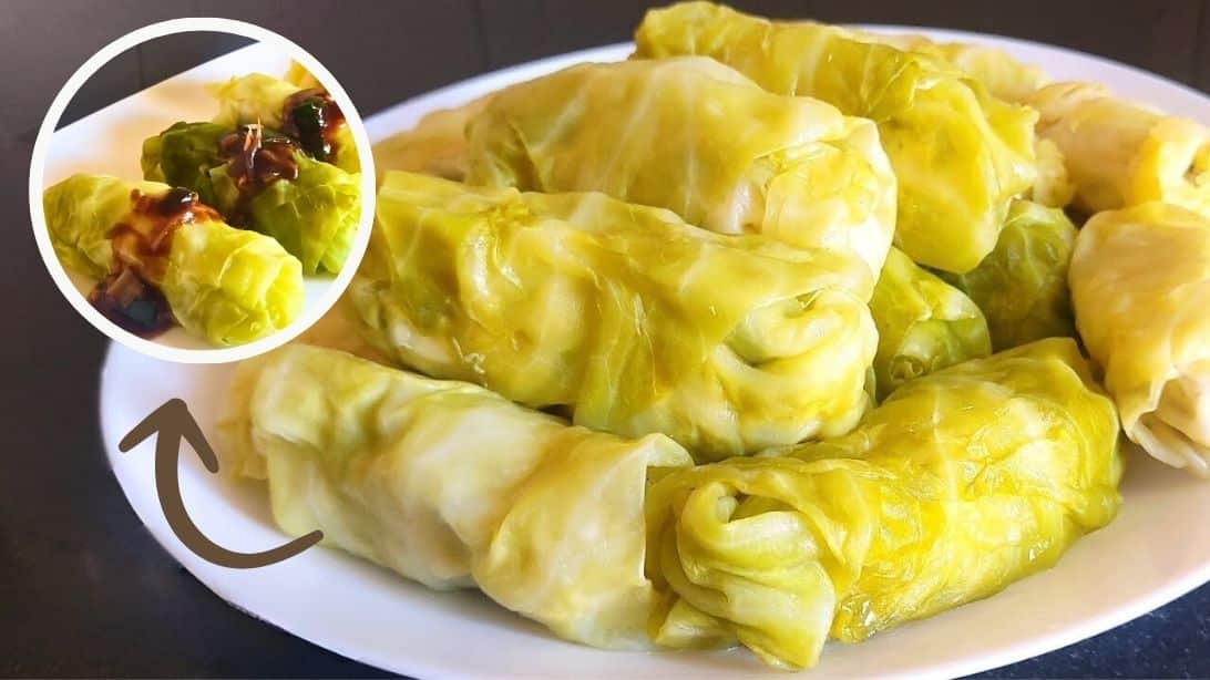 Chicken Stuffed Cabbage Roll