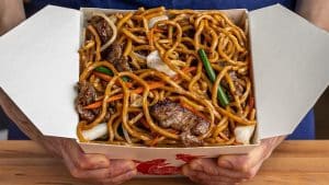 Chinese Takeout Beef Lo Mein