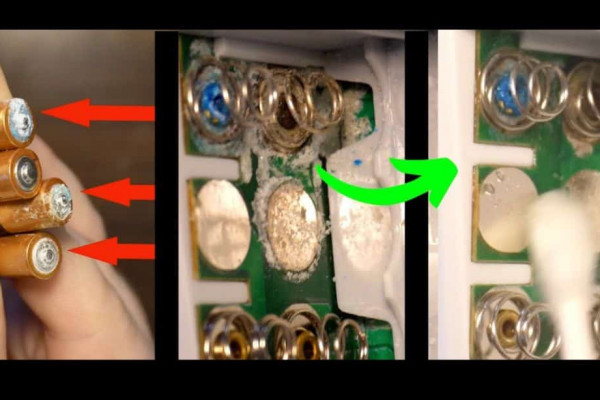 Clean Battery Corrosion on Electronics
