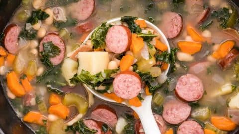 Crockpot Sausage and White Bean Soup Recipe | DIY Joy Projects and Crafts Ideas