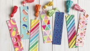 DIY Fabric Bookmark With Tassel