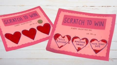 Scratch-Off DIY Valentine’s Day Card | DIY Joy Projects and Crafts Ideas