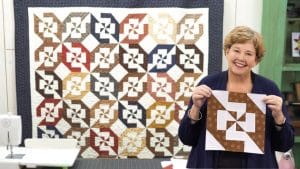 Disappearing Double Pinwheel Quilt With Jenny Doan