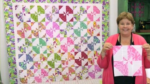 Disappearing Pinwheel 5 Twist Quilt With Jenny Doan | DIY Joy Projects and Crafts Ideas