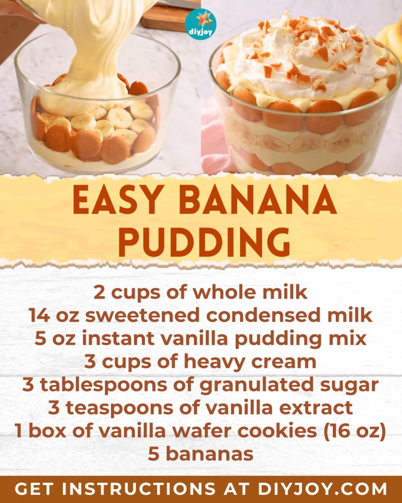 Easy Banana Pudding Recipe