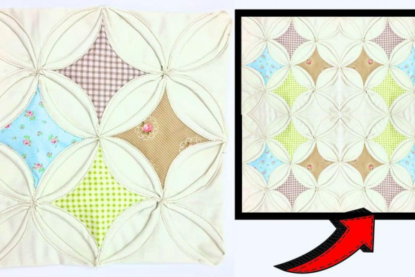 Easy Cathedral Window Quilt Tutorial