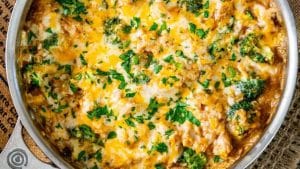 Easy Chicken, Broccoli, and Rice Skillet Recipe