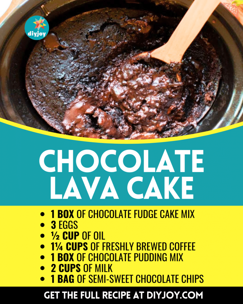 Easy Crockpot Chocolate Lava Cake Recipe