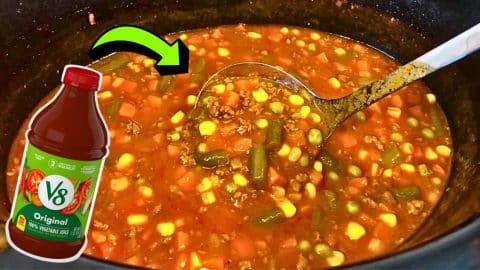Easy Crockpot Hamburger Veggie Soup Recipe | DIY Joy Projects and Crafts Ideas