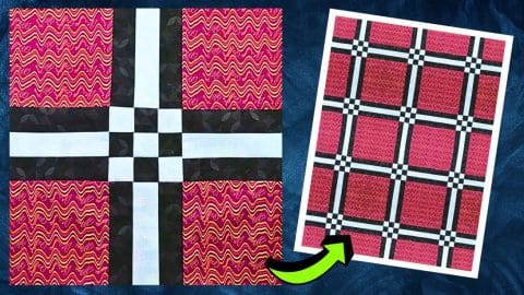 Easy Crossroads Quilt Block Tutorial for Beginners | DIY Joy Projects and Crafts Ideas