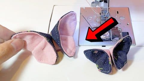 Easy Fabric Butterfly Sewing Tutorial | DIY Joy Projects and Crafts Ideas