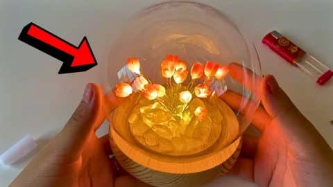 Easy Globe Tulip Lamp Tutorial | DIY Joy Projects and Crafts Ideas