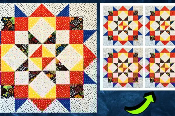 Easy Moda Love Quilt Block Tutorial
