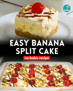 No-Bake Banana Split Cake