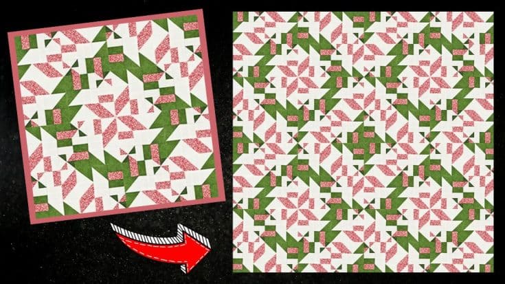 Easy Ribbon & Wreaths Quilt Tutorial - DIY Joy
