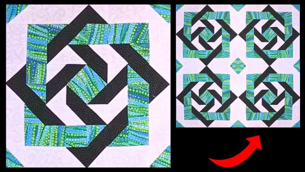 Easy Slip Knot Quilt Block Tutorial