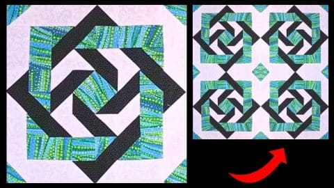 Easy Slip Knot Quilt Block Tutorial | DIY Joy Projects and Crafts Ideas