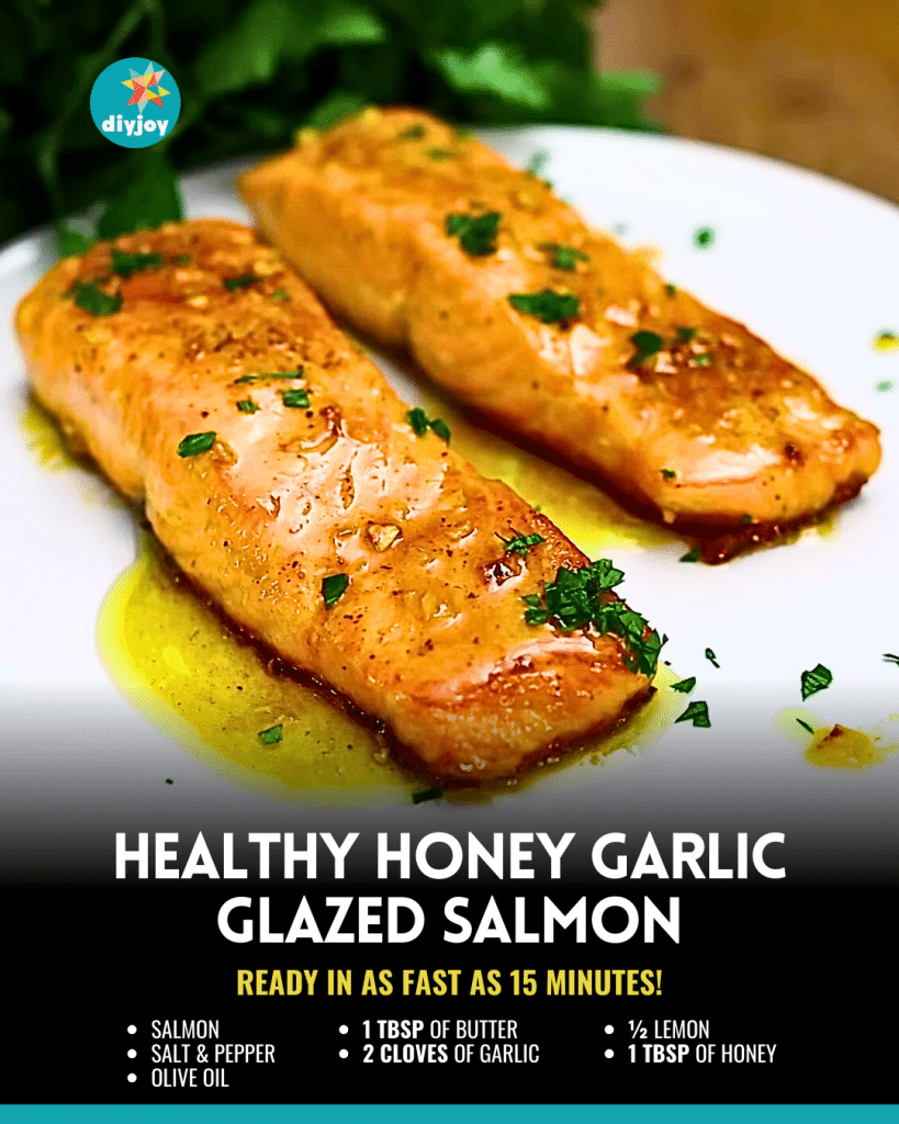 EasytoMake Healthy Honey Garlic Glazed Salmon