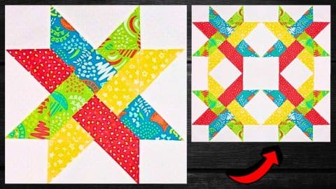 Easy Woven Star Quilt Block Tutorial | DIY Joy Projects and Crafts Ideas