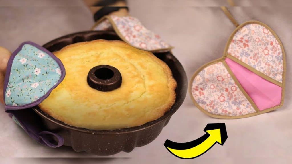 Easy-to-Sew Heart-Shaped Pot Holder