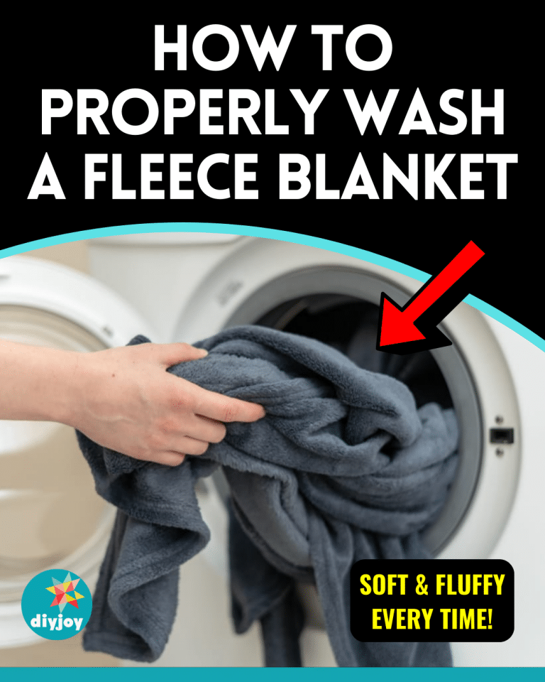 How to Properly Wash a Fleece Blanket DIY Joy