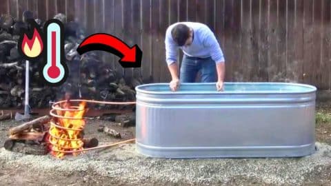 How to Build a DIY Wood-Fired Hot Tub | DIY Joy Projects and Crafts Ideas