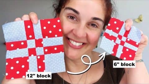 How to Change the Size of a Quilt Block | DIY Joy Projects and Crafts Ideas