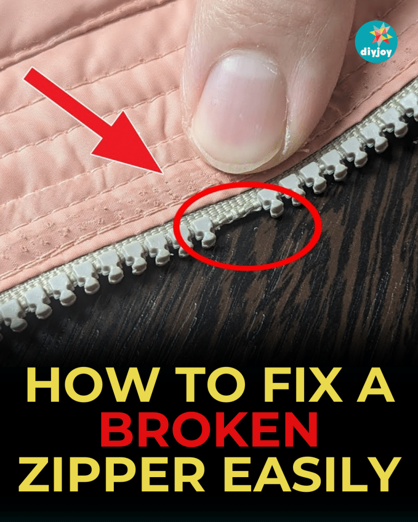 How to fix a broken zipper easily | YouTube video tutorial shows how you can fiz a broken zipper at home