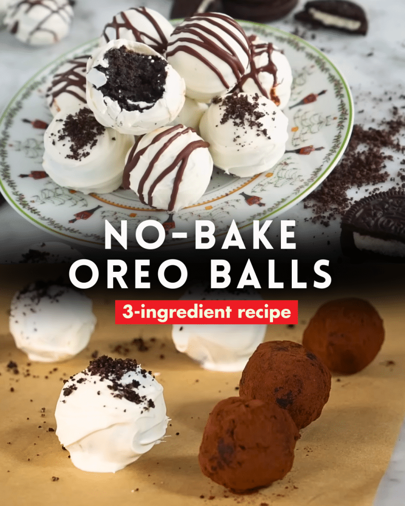 3-Ingredient No-Bake Oreo Balls