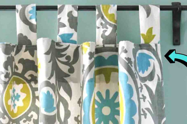DIY Tab Top Curtains Tutorial