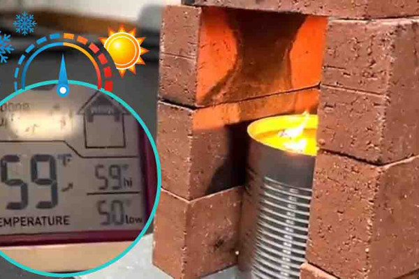 DIY Winter Power Outage Room Heating