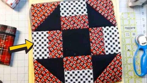 Double Monkey Wrench Quilt Block Tutorial | DIY Joy Projects and Crafts Ideas