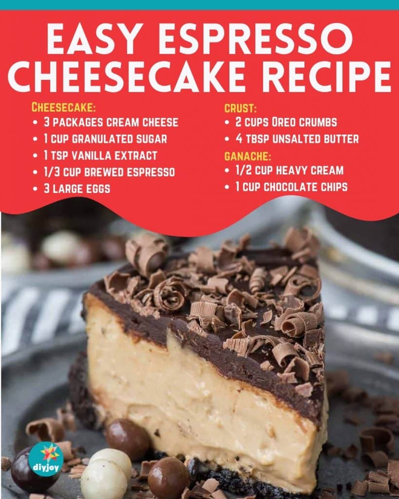 Easy Espresso Cheesecake Recipe