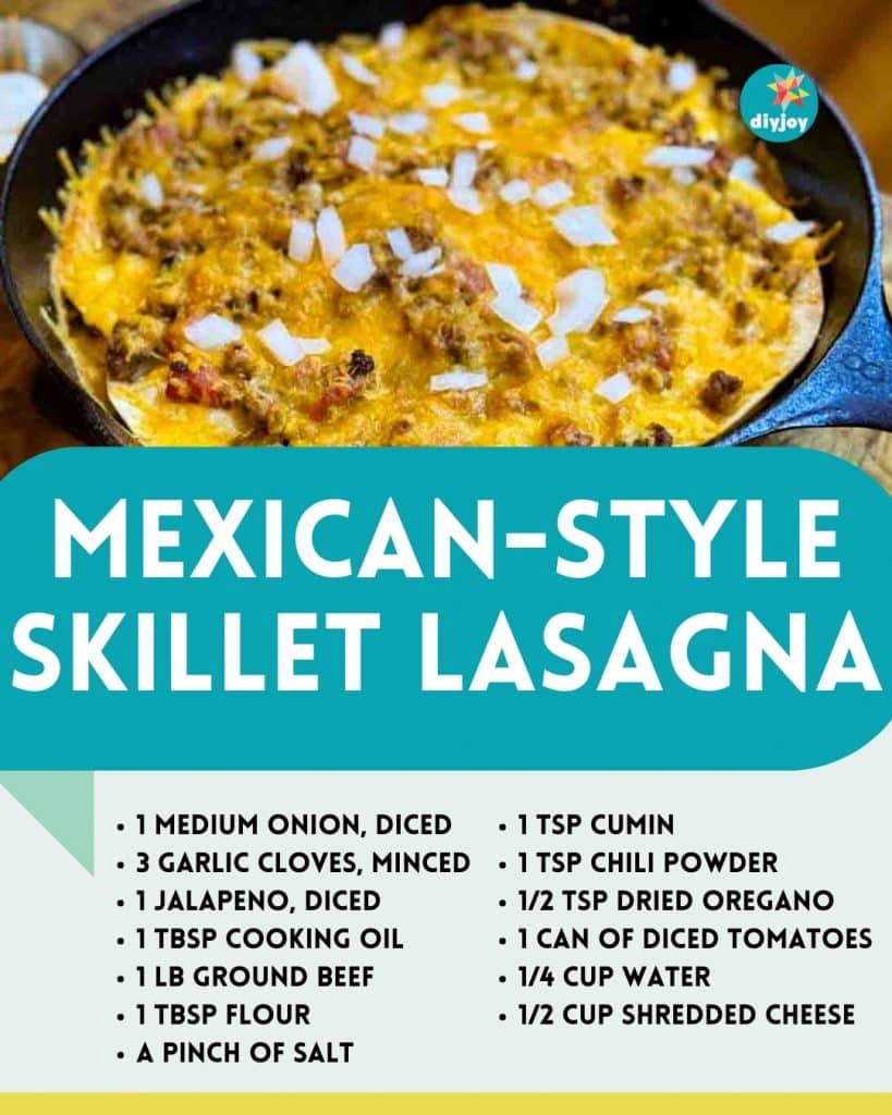 Mexican-Style Skillet Lasagna Recipe