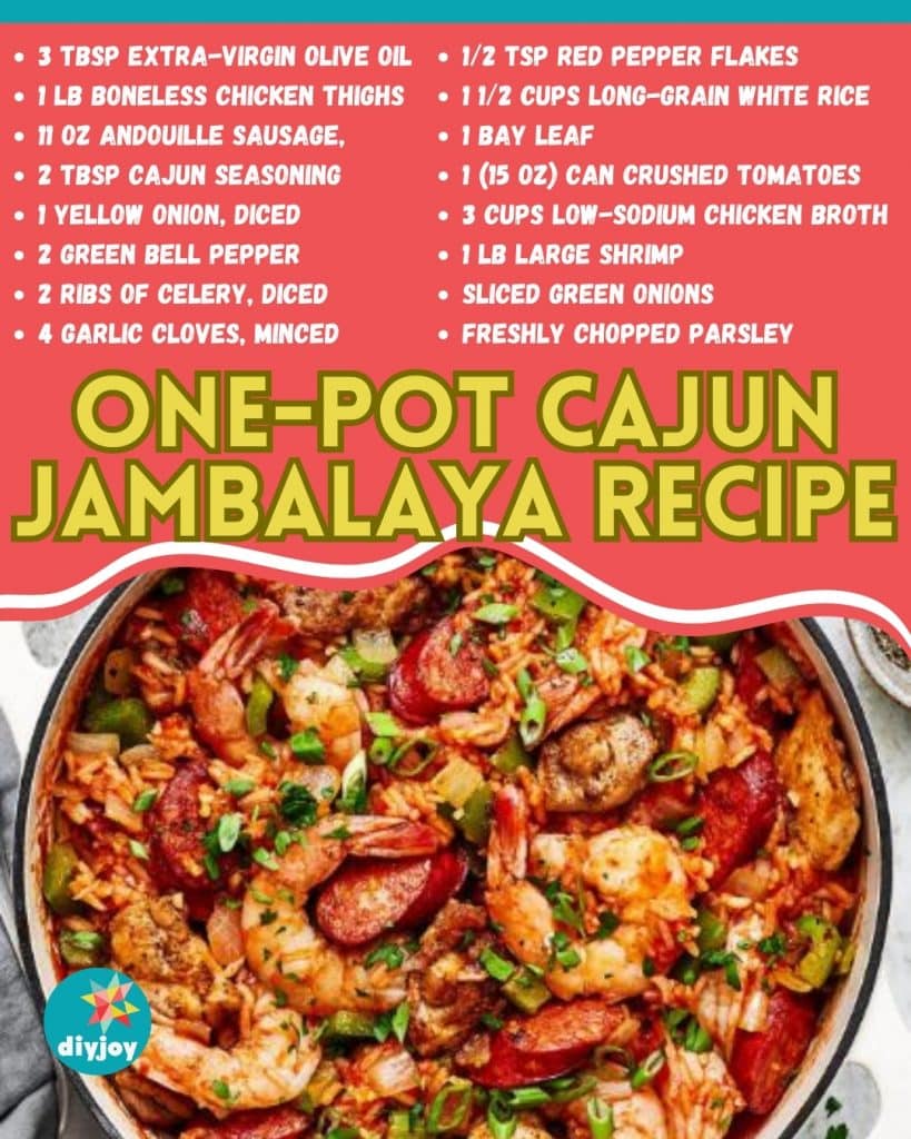 One-Pot Cajun Jambalaya Recipe
