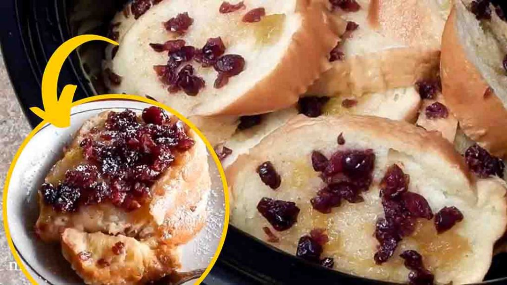Slow Cooker Winter Bread Pudding Recipe