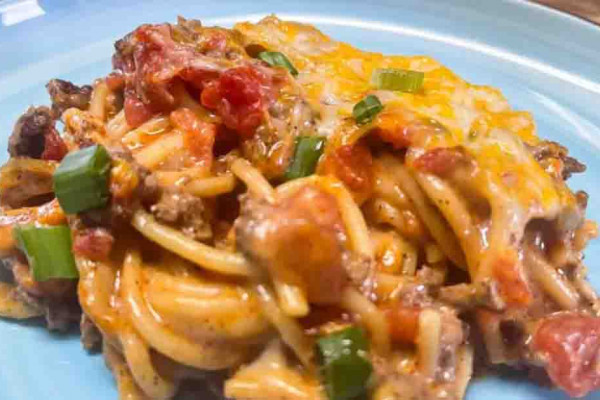 Taco Spaghetti Bake Recipe