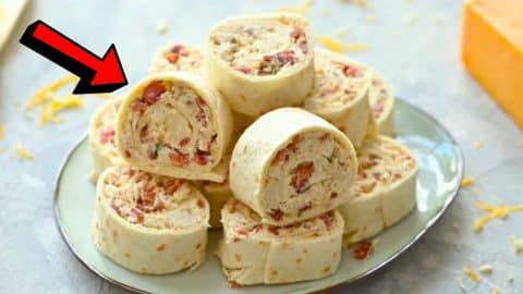 15-Minute Chicken Bacon Ranch Pinwheels Recipe | DIY Joy Projects and Crafts Ideas