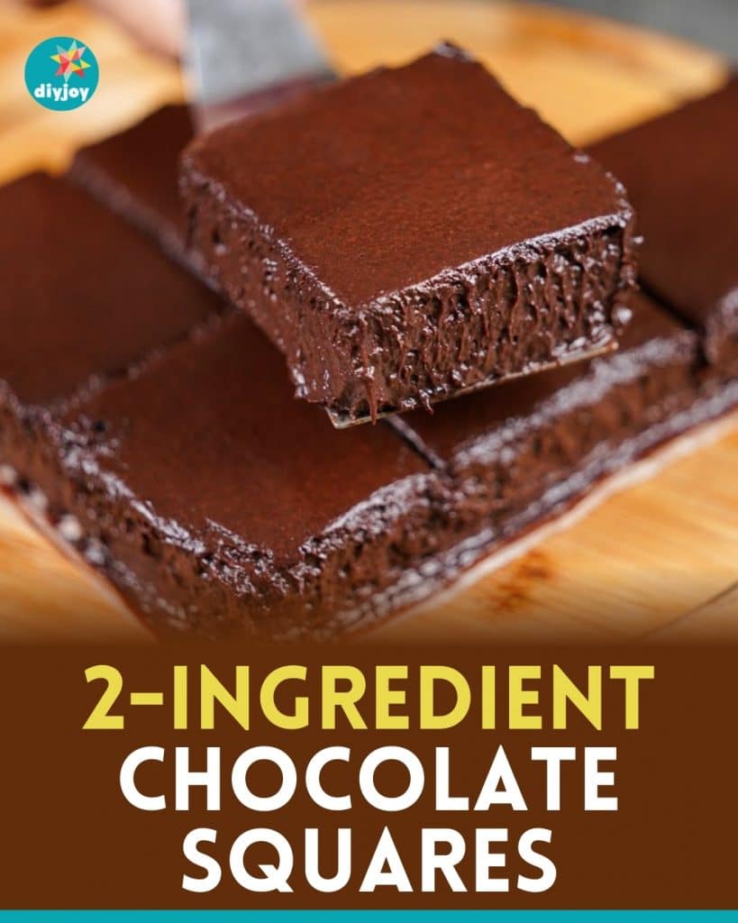 2-Ingredient Chocolate Squares Recipe