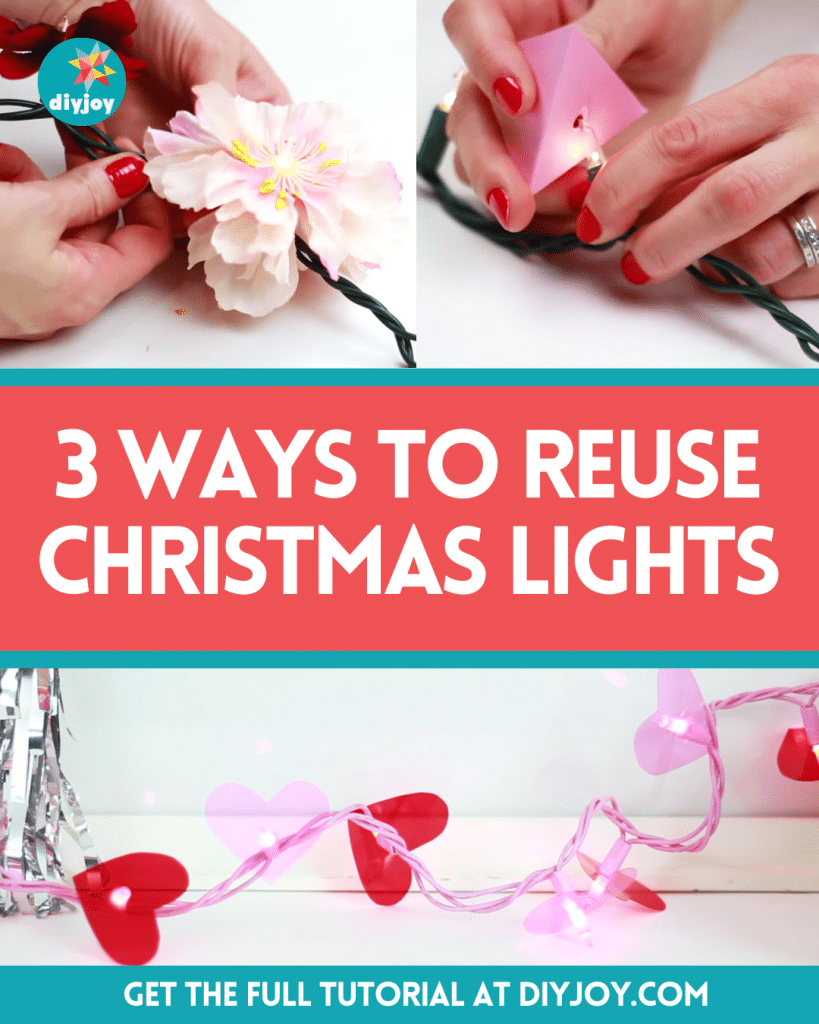 3 Ways To Reuse Old Christmas Lights   3 Ways To Reuse Old Christmas Lights 819x1024 