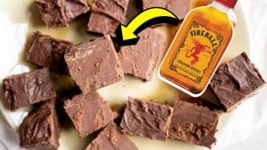 4-Ingredient Chocolate Fireball Fudge Recipe