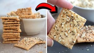 6-Ingredient Crispy Keto Crackers Recipe