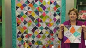 Bordered Periwinkle Quilt With Jenny Doan