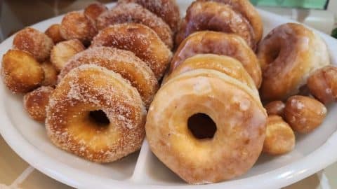 Easy 2-Ingredient Fresh Donuts Recipe | DIY Joy Projects and Crafts Ideas