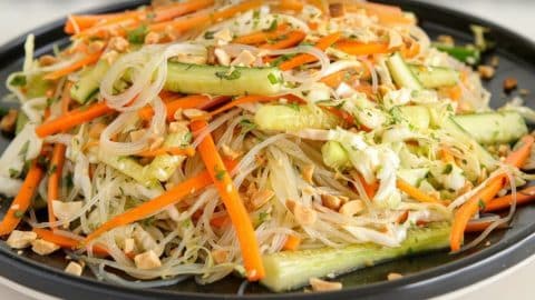 Easy Asian-Style Noodle Salad | DIY Joy Projects and Crafts Ideas
